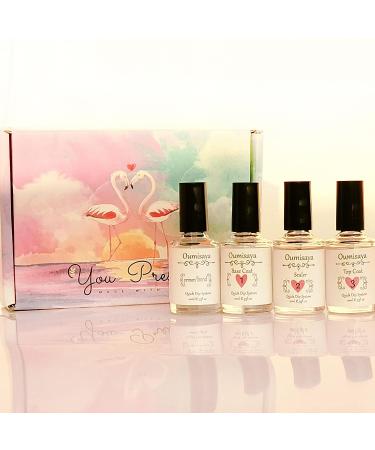 Oumisaya Nail Dip Powder Liquid Set: Primer Bond, Base Coat, Activator, Top Coat DP008 - Buy Online on GoSupps.com