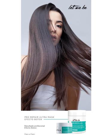 Let Me Be BTX Capilar Pro Repair Ultra Mask one step professional volume reducer keratin coconut oil and collagen organic and formaldehydefree 500 g White - Buy Online on GoSupps.com