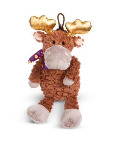 Nici 49334 moose Thure 350ml 34cm brown-sustainable cuddly toy Coat bottle-cozy warmth from 10 months-heat bottle animal-plush toy bed bottle medium