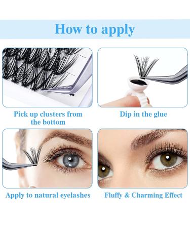 40 Roots Faux Mink Lash Clusters - 0.07D Curl, 16mm | DIY Reusable Natural Look - Buy Online on GoSupps.com