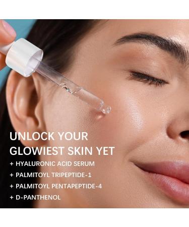 3 Pack Hyaluronic Acid Serum with Peptides - Optimal Hydration & Skin Balance | 1fl.oz (30ml Each) - International Shipping Available - Buy Online on GoSupps.com