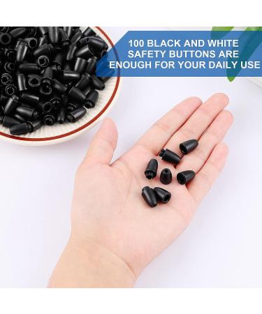 100 Pc Black Breakaway Safety Clasp Barrel Connectors for Jewelry - Buy Online on GoSupps.com