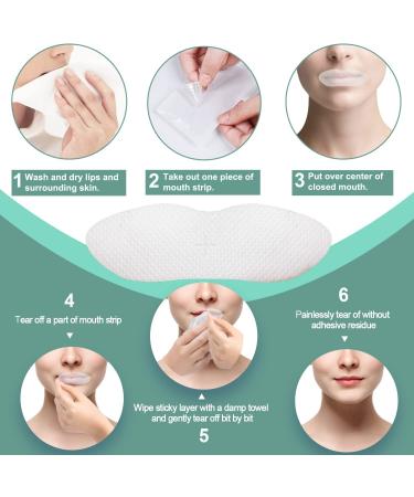128Pcs Advanced Gentle Sleep Mouth Strips for Mouth Breathers - Instant Snoring Relief & Improved Nighttime Sleeping - Buy Online on GoSupps.com