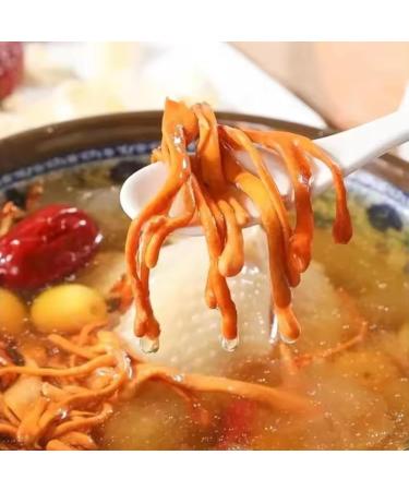  HQZMCTE Natural Herbal Tea Healthy Cordyceps Flower Tea 1.41oz/40g Cordyceps Militaris Premium Quality Natural Cordyceps Air Dried - Buy Online on GoSupps.com