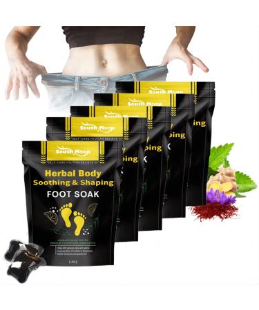 2023 New Herbal Detox&Shaping Cleansing Foot Soak Beads Body Detox Foot Soak Herbal Detox Cleansing Foot Soak Beads Cleansing Foot Soak Beads Body Detox (5 Pack / 25 PCS)