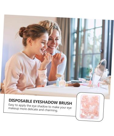 FOMIYES 100 Pcs Double Ended Eyeshadow Brush Double Ended Makeup Brush Dual- End Eyeshadow Woman 6x1cmx2pcs As Shownx2pcs - Buy Online on GoSupps.com