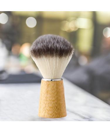 Meriglar Generic Razor Brush - Durable Soap Brush with Bamboo Grip | Perfect Father's Day Gift for Salon Professionals - Nylon Synthetic Bristles - Buy Online on GoSupps.com