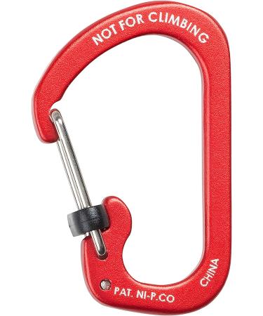 Nite Ize SlideLock Carabiner Aluminum Size #3 Red - Secure & Convenient Accessory - Buy Online on GoSupps.com