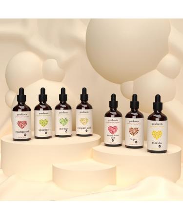 Rosehip Oil for Face & Skin Care - Organic Cold Pressed Hair Growth Oil | Rosa Mosqueta Seed Oil 3.4 Fl Oz - Buy Online on GoSupps.com