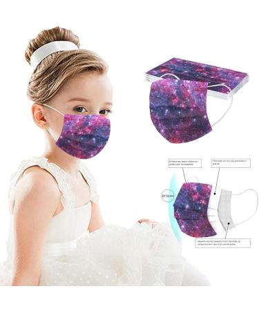 50pc Kids Disposable_Mask 3 Ply Kids Face_Masks for Protection Anti Dust Face Mouth Filter Tools for Children School - Buy Online on GoSupps.com