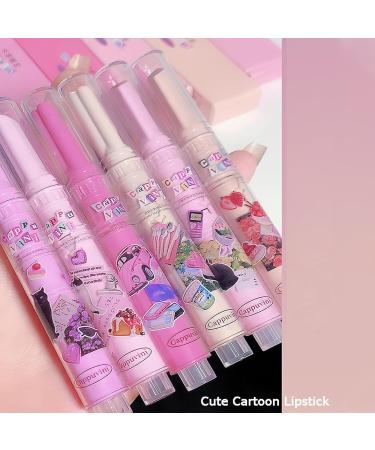 Shop 6 Colors Jelly Lipstick Heart Shape Set - Hydrating Lip Gloss & Tinted Balm for Women & Girls | Moisturizing Makeup - Buy Online on GoSupps.com