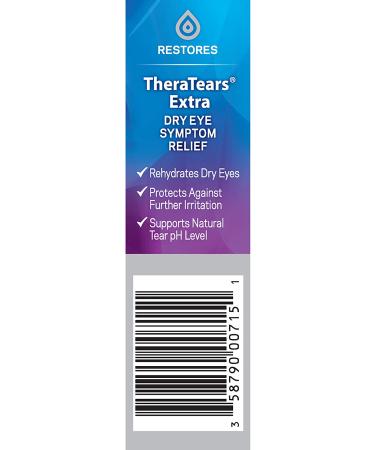 TheraTears Extra Dry Eye Therapy - Lubricant Eye Drops 0.5 fl oz (15 ml) for Soothing Relief - Buy Online on GoSupps.com