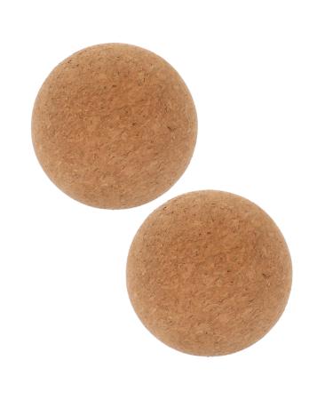 Leave Serve 2st YogaBall from Cork Ero-Nut Massage Ball Fitness Ball Gym Turnschlappen MassageGer Foot massage ball Muscle Rollerball Hand Fascia ball cork ball the ball roll 100mm yoga ball