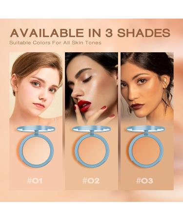Oil Control Matte Pressed Powder | Waterproof Long Lasting Finishing Powder - 03 Pure Beige - Buy Online on GoSupps.com