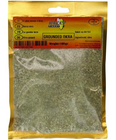 Africa's Finest Ground Okra 100g Box of 10-Fd
