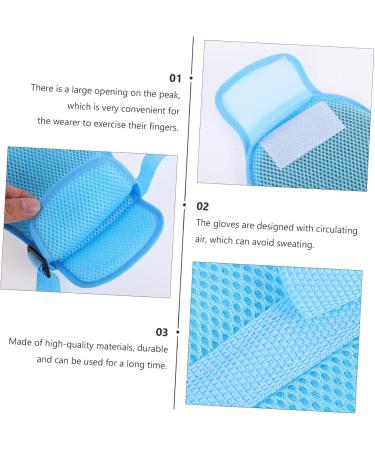 FRCOLOR 2pcs Medical Finger Control Mittens for Elderly | Safe Finger Constraint & Support | International Shipping - Buy Online on GoSupps.com