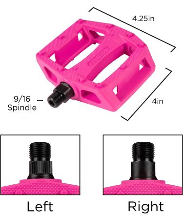 Fyxation Gates BMX Platform Pedal in Pink - High-Quality Pedal for BMX Bikes - Buy Online on GoSupps.com