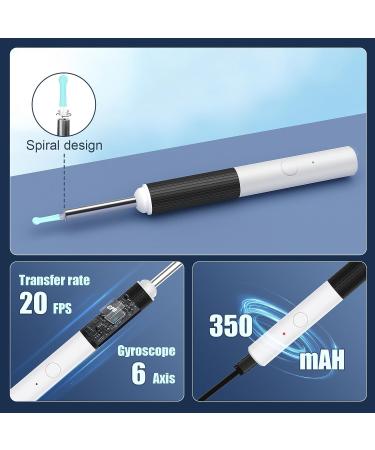 FTOYIN Ear Wax Removal Kit with 1080P Camera - iOS & Android Compatible - Buy Online on GoSupps.com