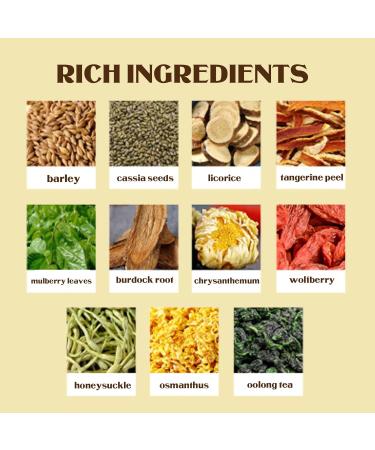 Chrysanthemum Cassia Seed Oolong Tea Herbal Beverage Bag - Home, Office, Hotel - Buy Online on GoSupps.com