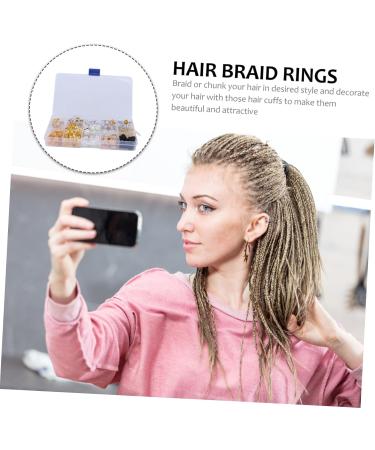 Beavorty bead the ring Dreadlock Hair Tube hair cuffs filigree tube dreadlocks ring hair braid rings Hip Hop Hair Decorations dread locks ring jewelry hair accessories - Buy Online on GoSupps.com