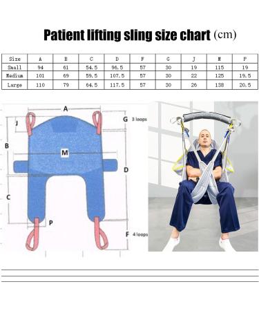 Patient Lift Sling with Waist Seat Belt Transfer Aids Belt with Handles for Disabled and Elderly Medical Equipment for Home Hospital and Nursing Home Breathable and Comfortable Load-230kg Medium - Buy Online on GoSupps.com