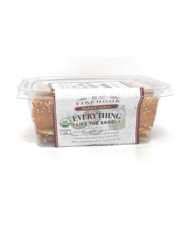 Buy FIREHOOK Organic Everything Like The Bagel Baked Crackers - 5.5 OZ | International Shipping Available - Buy Online on GoSupps.com
