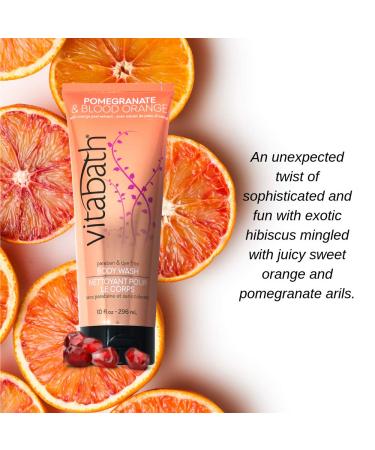 Vitabath Pomegranate Blood Orange Body Wash - 10 Oz Unisex Body Wash - Buy Online on GoSupps.com
