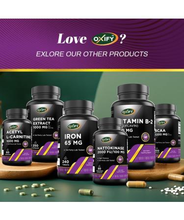 Oxify Ginko Biloba 120 mg | 120 Capsules | Gluten-Free Non-GMO | Supplement Made in USA - Buy Online on GoSupps.com