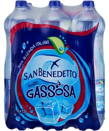 San Benedetto Gassosa Set of 12 refreshing PET soda bottles 1.5 l - Buy Online on GoSupps.com
