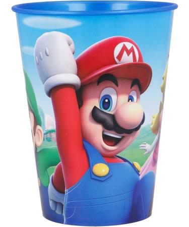 Reusable Kids Cup 260ml - BPA-Free Plastic | Super Mario - Eco-Friendly & Safe 1 Unit - Buy Online on GoSupps.com