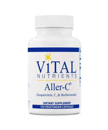Vital Nutrients - Aller-C (Isoquercitrin, C, and Bioflavonoids) - Respiratory and Sinus Support - 100 Vegetarian Capsules 100 Count (Pack of 1)