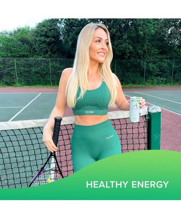ASPIRE Healthy Energy Drink 12 x 330ml Cans - Zero Calories, Zero Sugar, Plant Based Caffeine & Multivitamins - Vegan & Gluten Free (Lemon/Lime) - Buy Online on GoSupps.com
