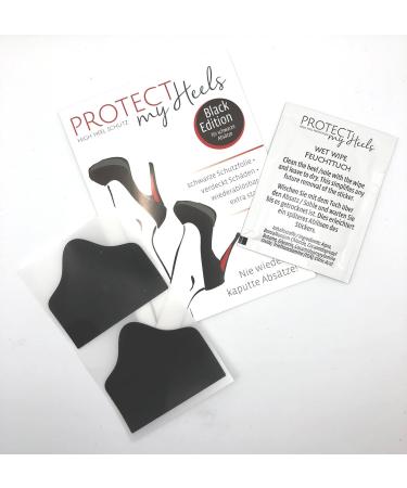 Buy ProtectMyheels Black for Stilettos (3-Pack) | Ultimate Protection & Repair for Defective Thin Heels - Buy Online on GoSupps.com