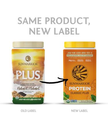 Sunwarrior Classic Plus Protein Natural 750 G 750 gram - Buy Online on GoSupps.com