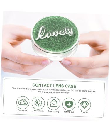 Buy Solustrie Travel Lens Case - Small Plastic Contact Lens Container with Mirror & Foil - Perfect for Colored Contacts & Outdoor Use - Buy Online on GoSupps.com