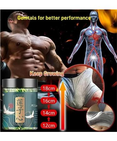 Lotus Seed Core Tea for Men Liver and Kidney Care Tea Liver Care Tea Conditioning Tea for Men Men's Essentials Pure Chinese Herbal Tea Dried Lotus Plumule Lotus Embryo Tea (125g 1PC) - Buy Online on GoSupps.com