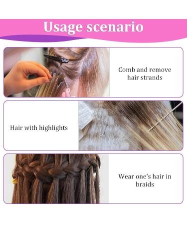 Professional 3-Sized Highlight Comb Set for Hairdresser - Vellen Strand Ridge Hairdresser Tools - Buy Online on GoSupps.com