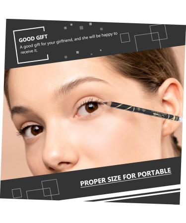 Healeved 12 Pcs Two-in-one Eyebrow Pencil Brown Eyeliner Pencils Eyebrow Pencils with Pencil Sharpener Wooden - Buy Online on GoSupps.com