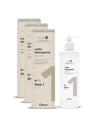 Cotoneve Cotoneve Gentle Cleansing Milk (280ml) - Pre B Line 99.9% Natural Ingredients - Balancing Action Antioxidant Skin for Sensitive Skin - Pack of 3 Bottles