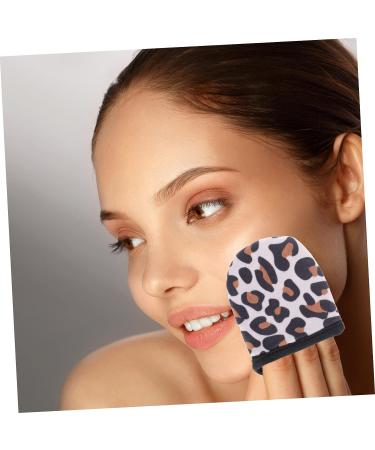 FOMIYES 2pc Finger Cot Face Cleaning Gloves | Back Lotion Mitt for Tanning | Spa Beach Gloves 9.5x7.5cm Assorted Color - Buy Online on GoSupps.com