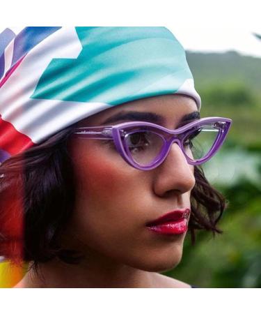 SERONI TR90 Cat Eye Blue Light Blocking Glasses for Men & Women | Anti-UV Computer & Reading Glasses | Stylish Black Frames | 65mm - Buy Online on GoSupps.com