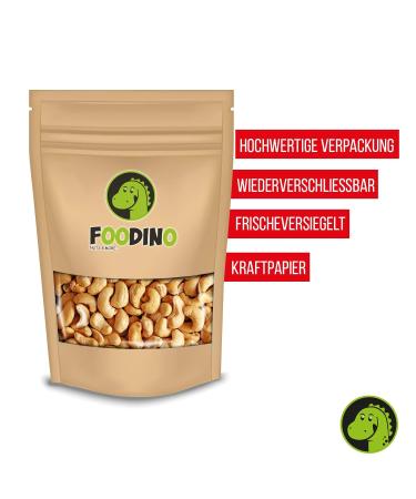 Buy Premium Quality 100% Natural Cashew Nuts - Cashwkerne Pure Cashew Kernels (500g - 5kg) | Unroasted Untreated & Re-lockable Packs - Buy Online on GoSupps.com