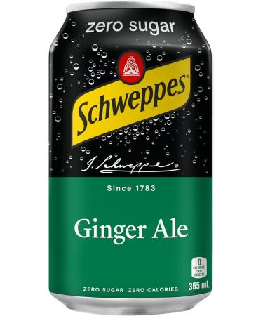 Schweppes Ginger Ale Zero Sugar 12x355mL - Buy Online on GoSupps.com