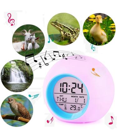 Xingdianfu LED Alarm Clock for Kids | Digital Light Alarm & Mood Lamp | 7 Colors Bedside Clock - Shop Internationally - Buy Online on GoSupps.com