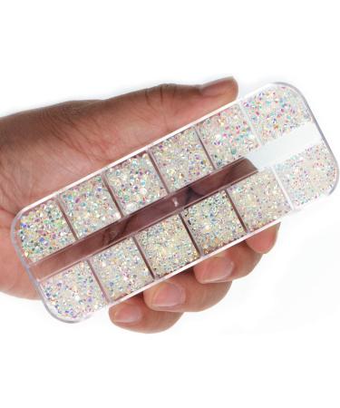 LPBeads 3456 Pieces 6 Sizes Paradise Flat Back Round Crystal Rhinestones for Crafts Nails Art Face Makeup Clothes DIY with Pick Up Tweezers and Picking Pen - Buy Online on GoSupps.com