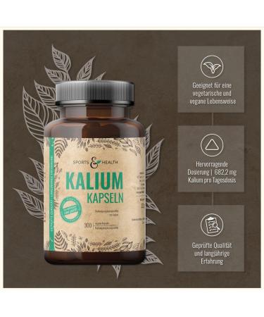 Potassium High-Dose Vegan Capsules - 300 Count | 682.2mg Potassium Citrate Daily | Additive-Free Supplement - Buy Online on GoSupps.com