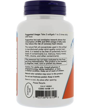 Now Foods DHA-250 - 120 Softgels for Brain and Heart Health | Omega-3 Support - Buy Online on GoSupps.com