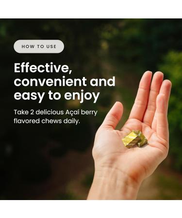 humanN SuperBeets Heart Chews Advanced - 100mg of CoQ10 Plus Beetroot & Grape Seed Extract 60 Count Acai Berry 60 Count (Pack of 1) - Buy Online on GoSupps.com