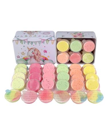 Shower Steamers  30PCS Tin Box Aromatherapy Shower Bombs with Pure Natural & Organic Essential Oils 30 shower steamers