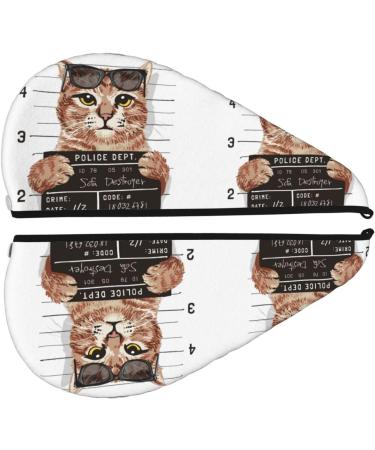 Cat Holding Mugshot Sign Microfiber Hair Towel - Soft Super Absorbent Coral Velvet Wrap for Long Curly & Thick Hair - Quick Dry & Ideal for Women - Buy Online on GoSupps.com